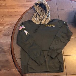 Dallas cowboys Hoodie Salute to Service